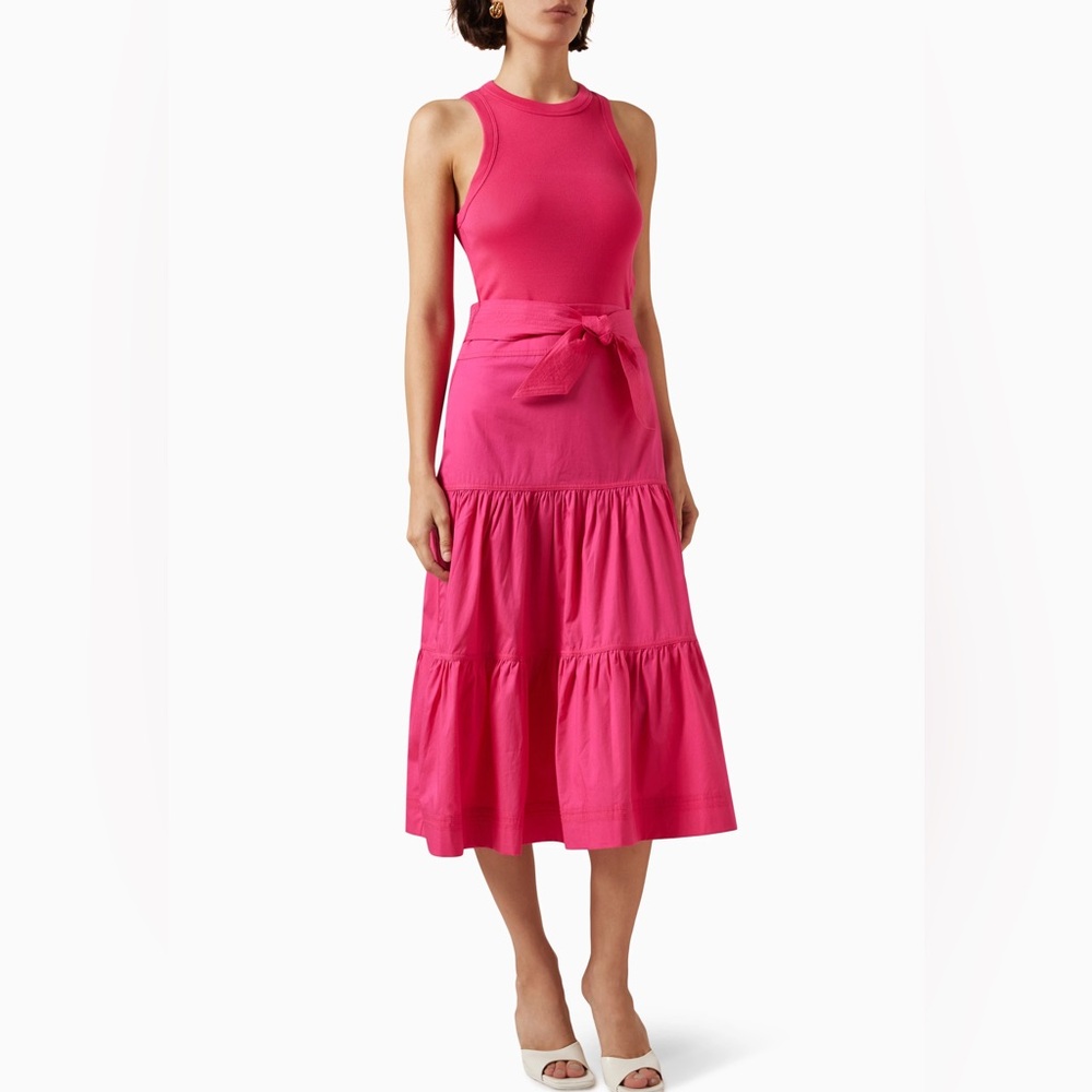NWT Veronica Beard Austyn Tiered Midi Dress